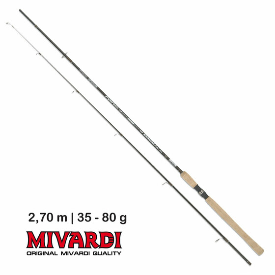 Spinnrute 2-teilig Mivardi Imperium 2,70 m 35 - 80 g