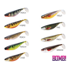 2 Hecht Gummifische 13 cm Delphin Hypno 3D Shad