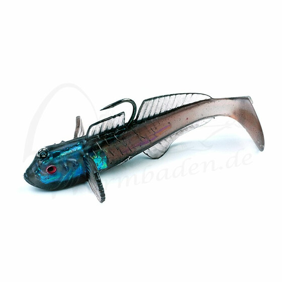 3 Gummifische Raubfisch Hecht Kder Koppe - 08 cm