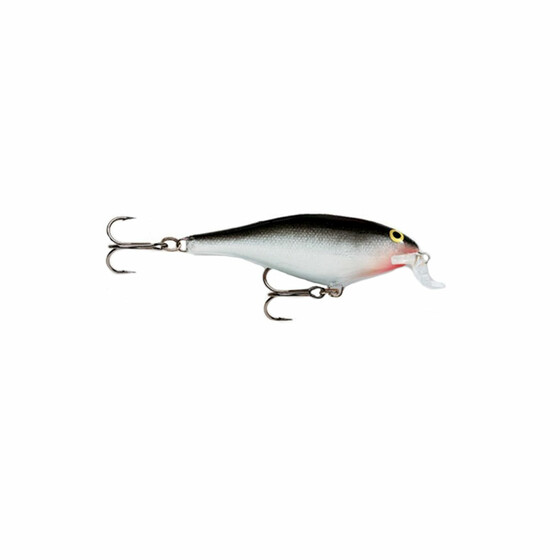 Rapala Wobbler Shallow Shad Rap 9 cm silver