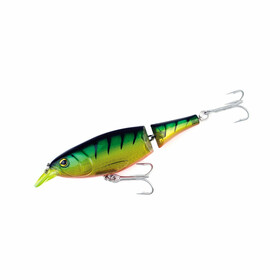 Swimbait Hecht Wobbler 2-teilig 15 cm firetiger